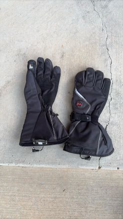 Heated motorcycle gloves