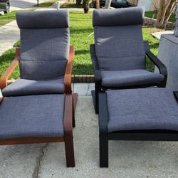 2 Ikea Poang Chairs 