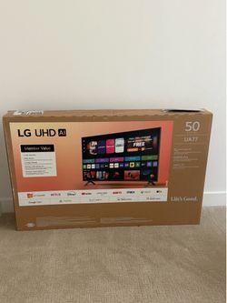New in Sealed Box LG 4k Ultra HD Smart LED AI TV 50in