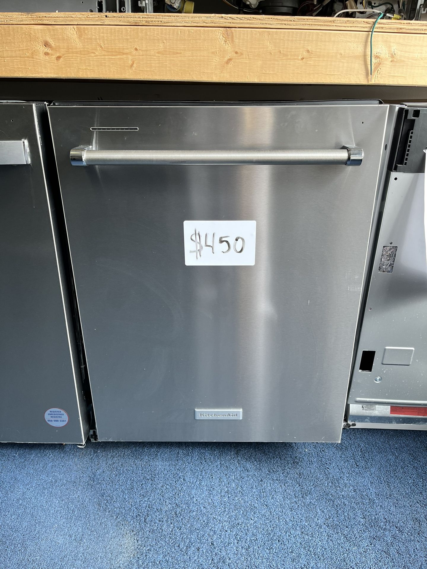 KitchenAid 24inch. 3rd Rack Top Control Stainless Steel Dishwasher 