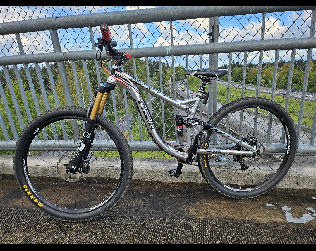 trek dual suspension mt bike large 29er