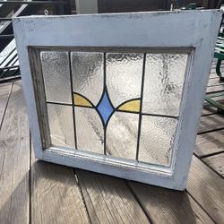 Antique Stained Glass Window. 