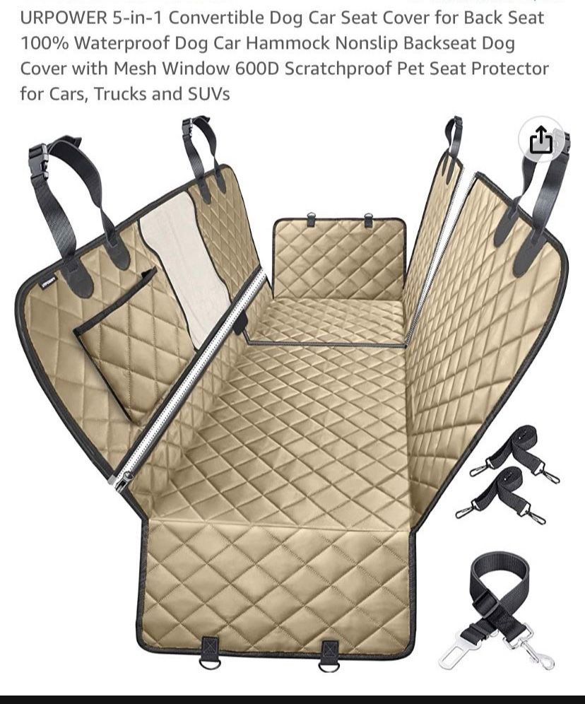 New  Backseat Dog Cover