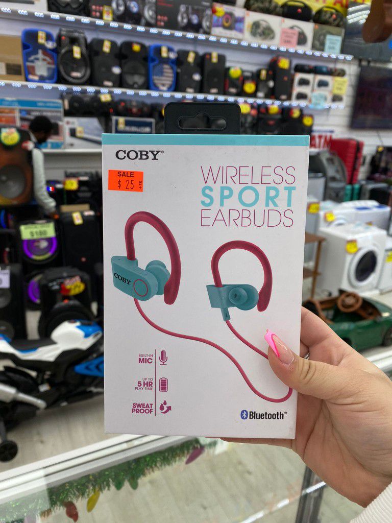 COBY Wireless Sport EarBuds 