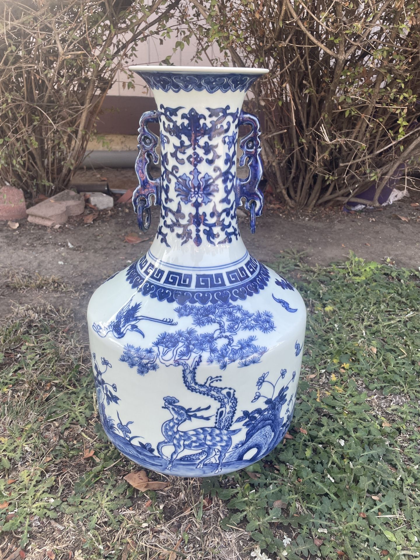 Qianlong Chinese Blue White Porcelain