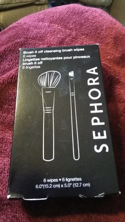 New!! Sephora Make-up Brush Cleansing Wipes