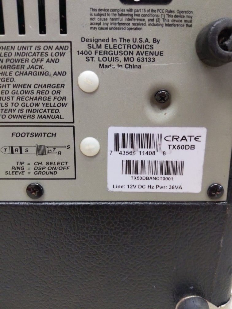 Crate Guitar Amp 15watts