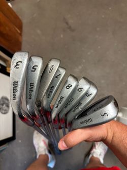 Wilson 1200 Gear Effect irons Callaway X18 iron