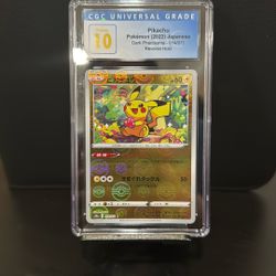 CGC Pristine 10 - Pikachu Japanese - Pokémon