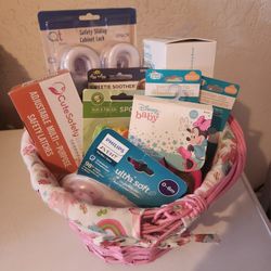 Baby Girls Gift Basket