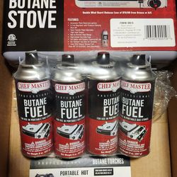 ChefMaster 15k Portable Butane Stove Combo Pack