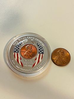Beautiful The Final Cent Tribute Commemorative Medallion. Honor The History of the Past