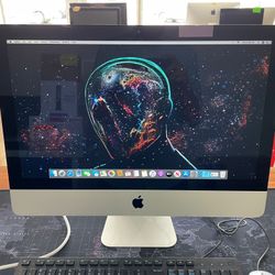 Apple iMac 21” CORE i7 3.1GHz 16GB RAM 1.12TB FUSION FULLY Functional CRACK Glass