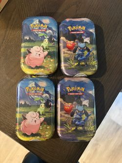 Pokémon Mega Evolution—Ascended Heroes Mini Tin Lot of 4