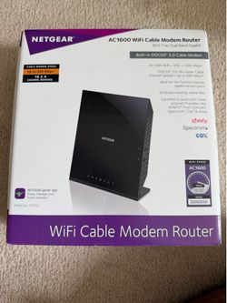 NETGEAR C6250 AC1600 WiFi Cable Modem Router Combo – Xfinity/Cox/Spectrum