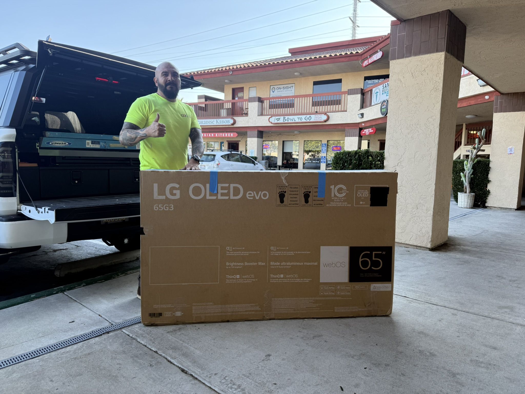 65 “ LG Smart 4K EVO OLED HDR 144HZ DOBLY VISIO MLA G3 65G3 TV