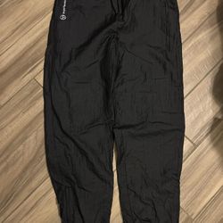 VTG 90’S MADE IN ITALY SERGIO TACCHINI BLACK WINDBREAKER TRACK PANTS SIZE 32