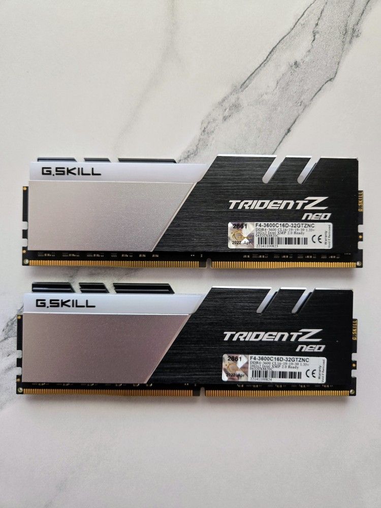 G.skill trident z neo 16GB 2x8GB Ram Sticks