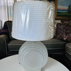 Vintage MCM Glass Frosted Lamp Nightlight 