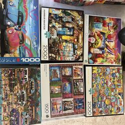 Puzzles, Desk Lamp, Hand Held Lantern