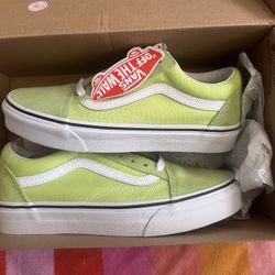 Sharp Green Old Skool Vans 