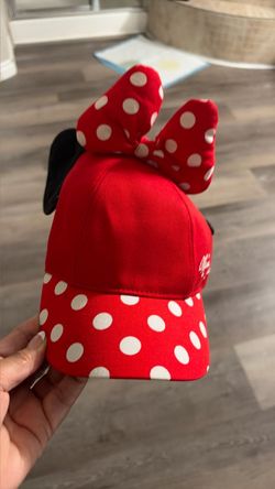 Minnie Mouse Ears Hat Red Polka Dot