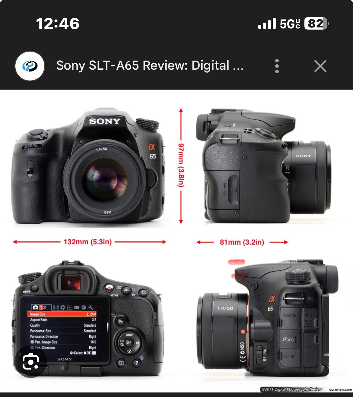 Sony Camera Body And Tamron Lens Combo