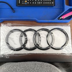Black Audi Rings Front Grille