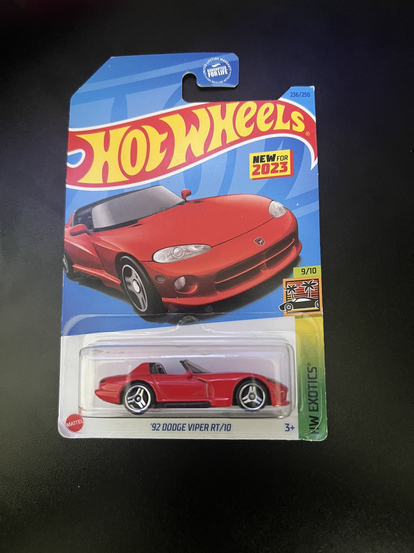 2023 Hot Wheels ‘92 Dodge Viper Rt/10 (red) 236 Real Riders Super