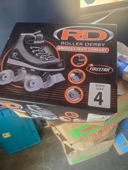 Size 4 roller derby skates