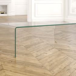 Dasher Glass Coffee Table (tempered glass)