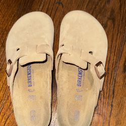 Boston suede Birkenstocks