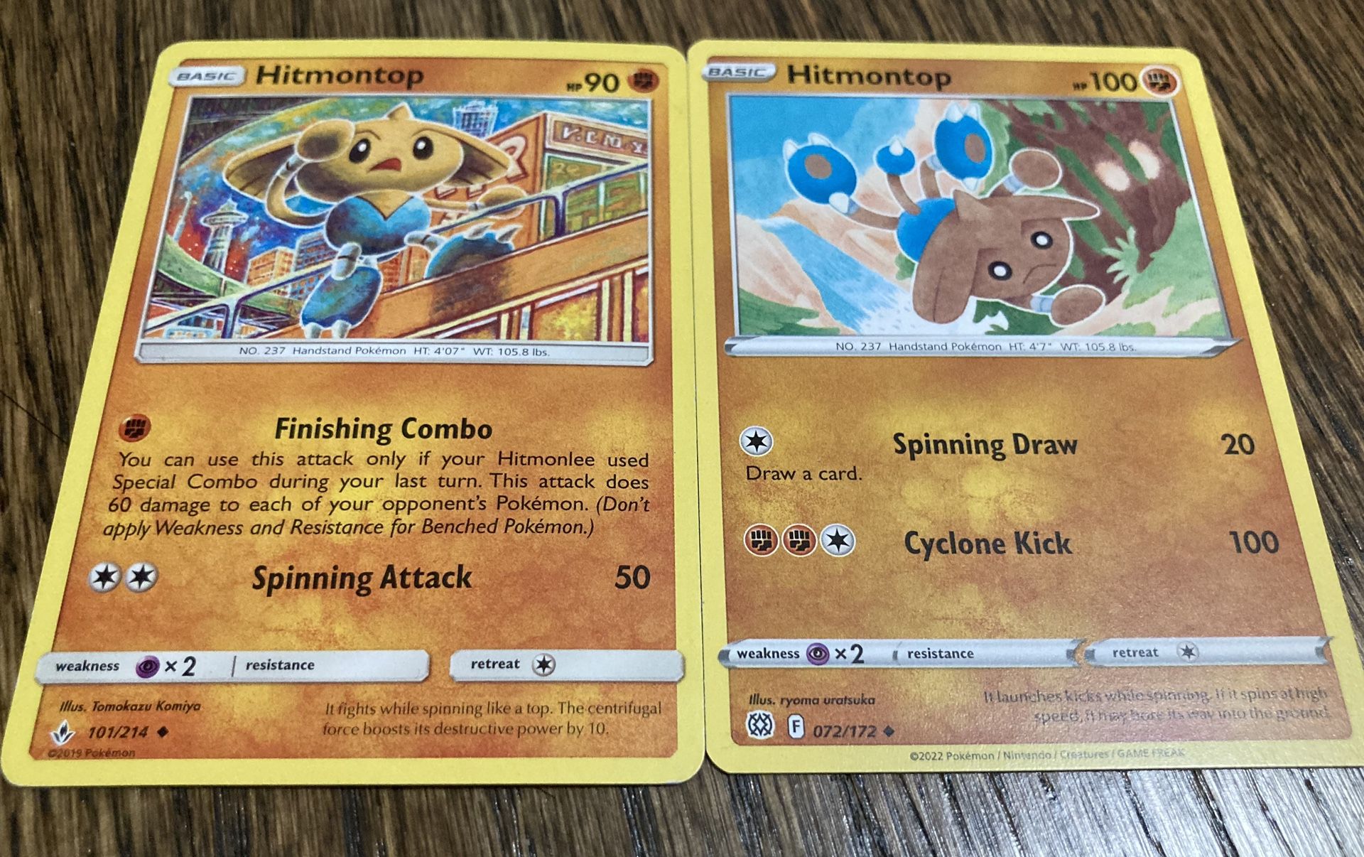 Pokemon TCG Brilliant Stars Hitmontop Fighting Collection Set 2019 Card Game X Y