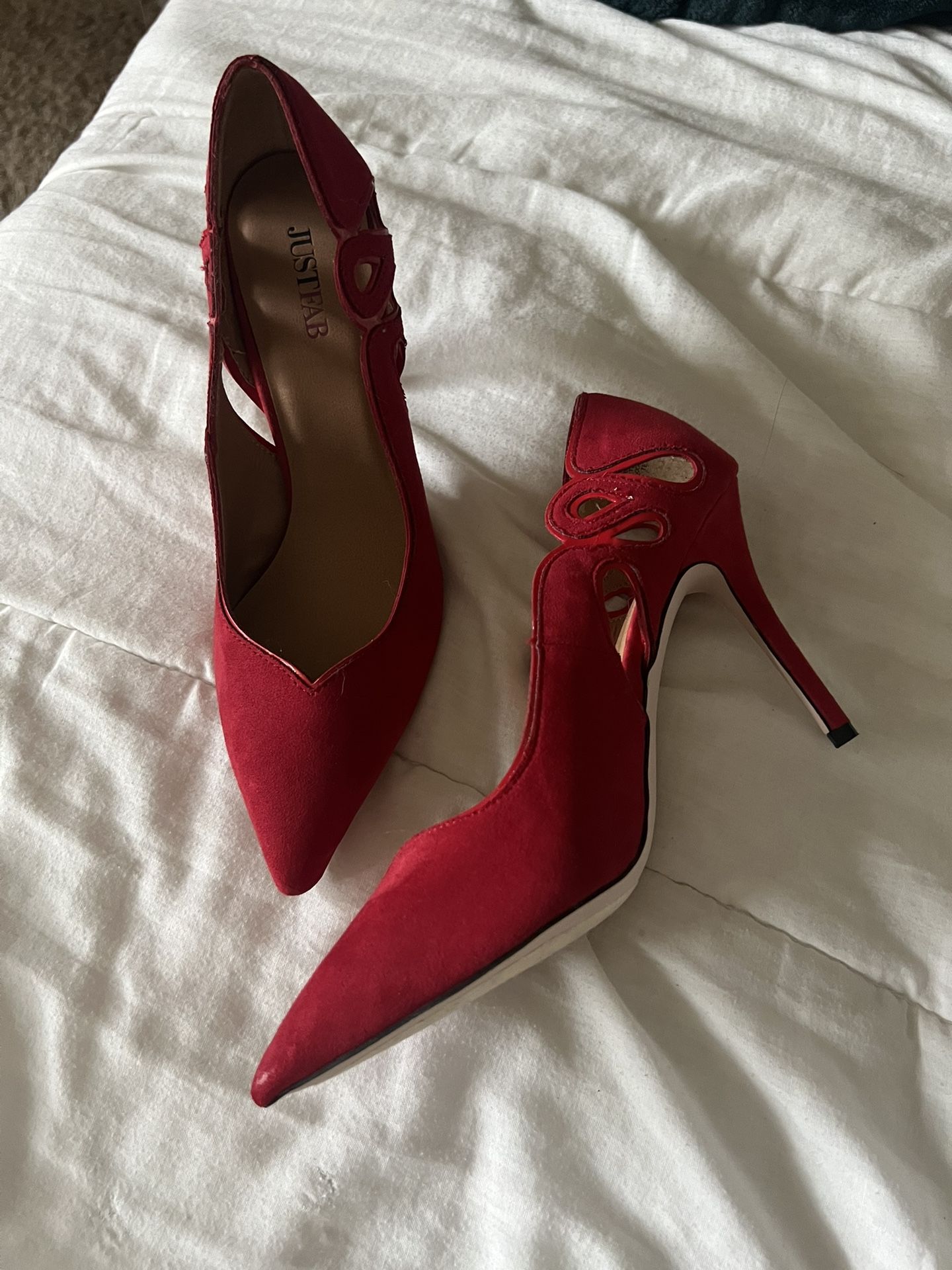 Red Velvet Heels