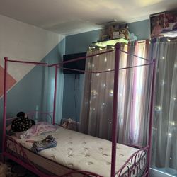 Pink Bed Frame 