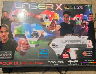 Laser X Ultra Four Blaster Set