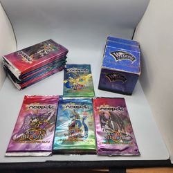 Rare Neopets Battle For Meridell Trading Card Game TCG Booster Box. 20packs 