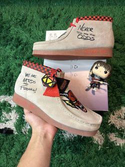 Clark’s x “Stranger Things” Wallabee Hellfire Club