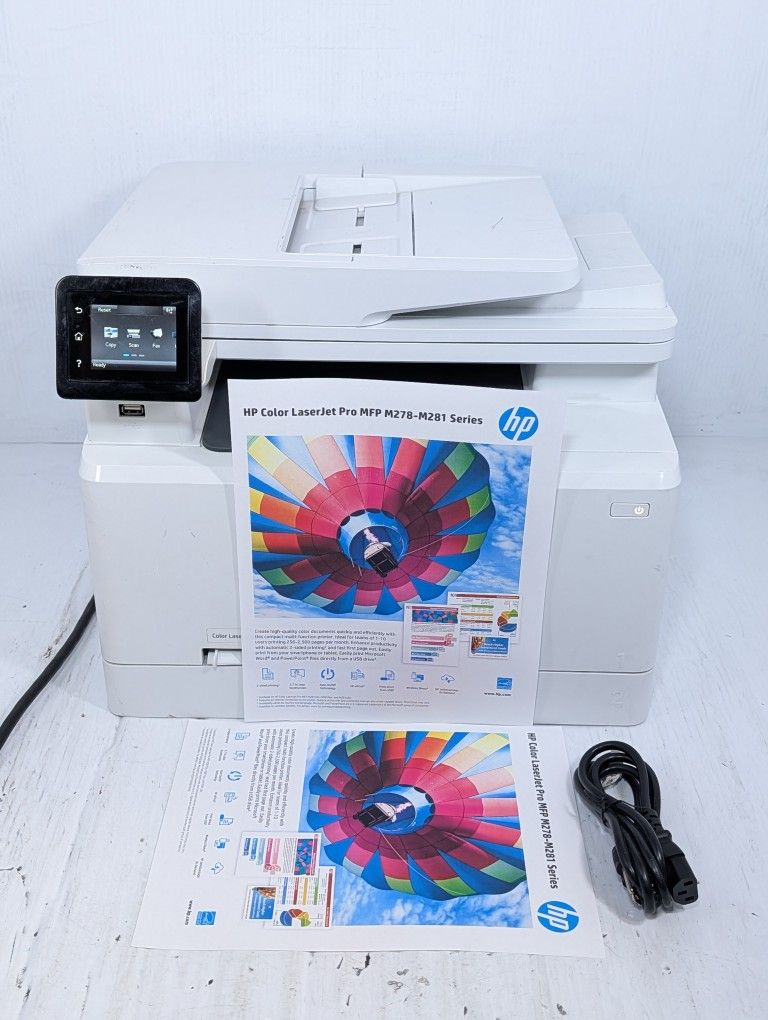 HP Color LaserJet Pro MFP M281CDW WIFI Printer Page Count 911 Only 