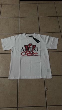 Amiri Snake Graphic White T-Shirt