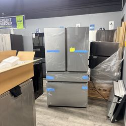 🔥GE CAFE PLATINUM GLASS COUNTER DEPTH REFRIGERATOR 🔥