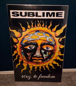 Sublime 40oz. to Freedom Music Poster 24x36