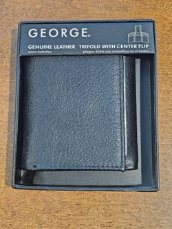 George Genuine Leather Trifold Wallet