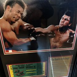 Rumble In The Jungle Framed Photo (Memorabilia)