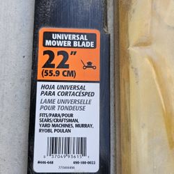 22" Univeral Lawn Mower Blade - Fits Everything!