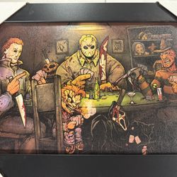 Horror legends playing poker
