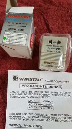 70 Watt Foreign Electricity Converter NEW
