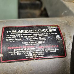 14in Chop Saw