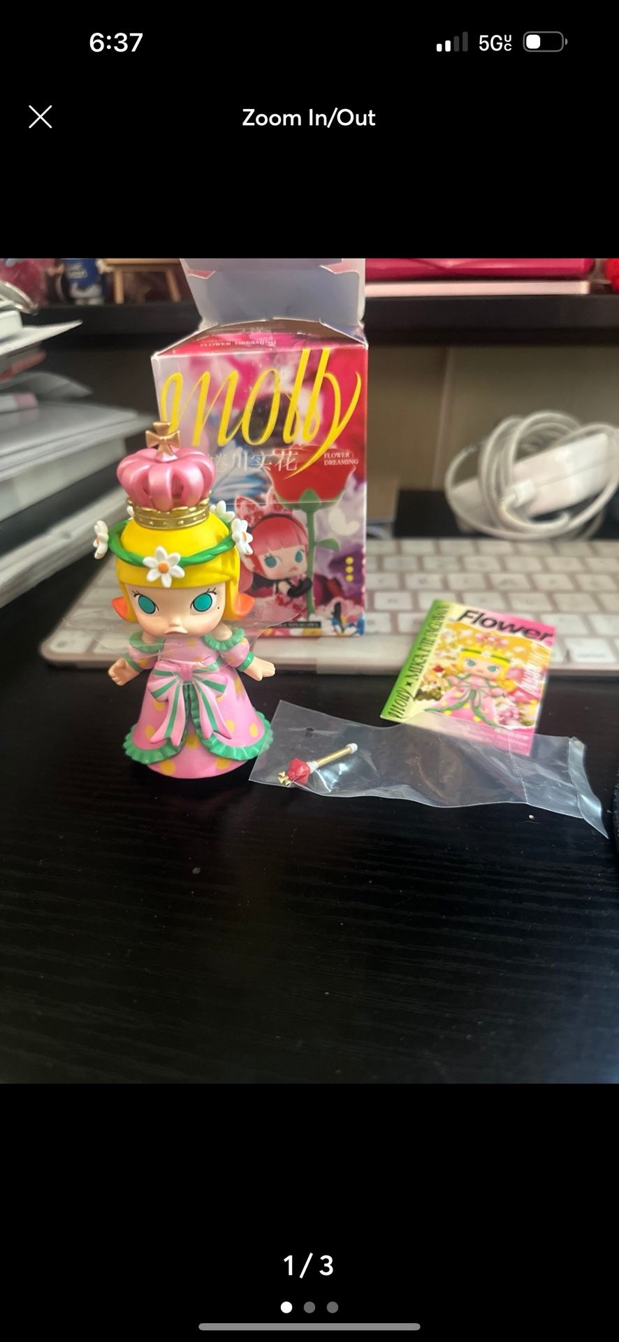 Popmart Molly flower series “pink fantasy daydream”