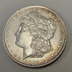 1897 Morgan Toned-Silver